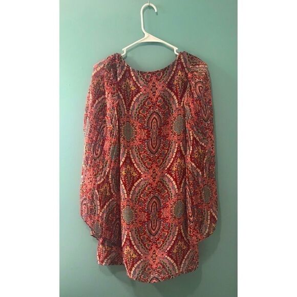 FIRE LOS ANGELES “Size S” Bell Sleeved Boho Dress - Picture 3 of 4